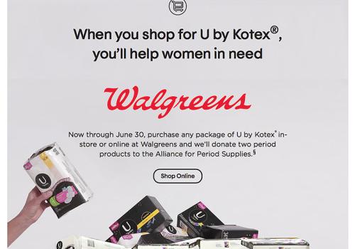 U by Kotex Walgreens