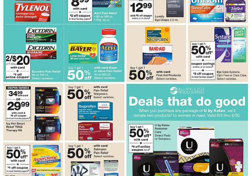 U by Kotex Walgreens
