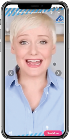 a screen shot of Sara Lynn Cauchon