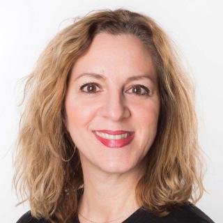 a close up of a woman
