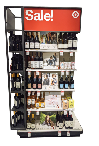 a display in a store