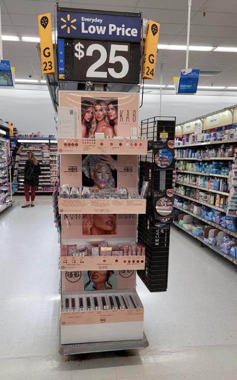 a display in a store