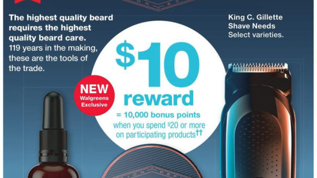 walgreens beard trimmer
